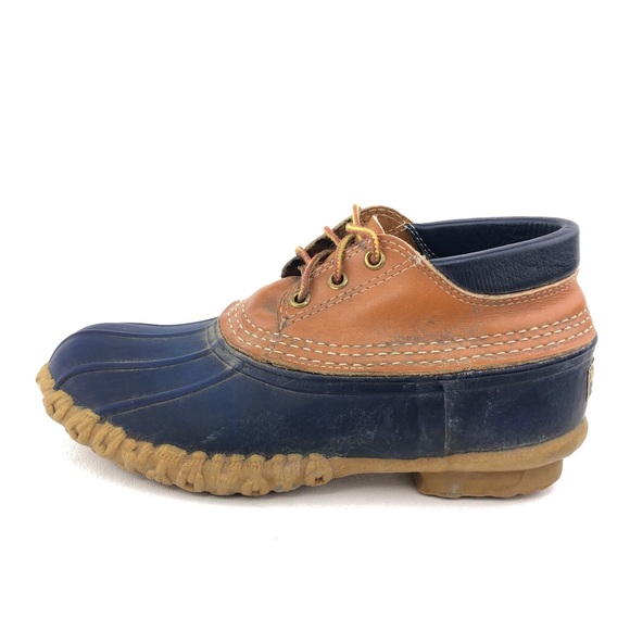 L.L.Bean 'Bean Boots' Low Rubber Moc Duck Boots 8 - Picture 1 of 11
